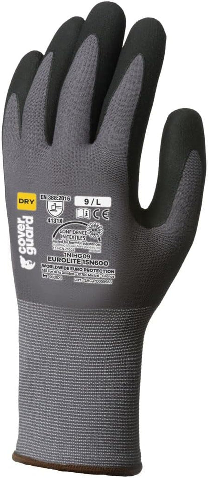 Gants de manutention fine EUROLITE 15N600 - EN 388:4131X