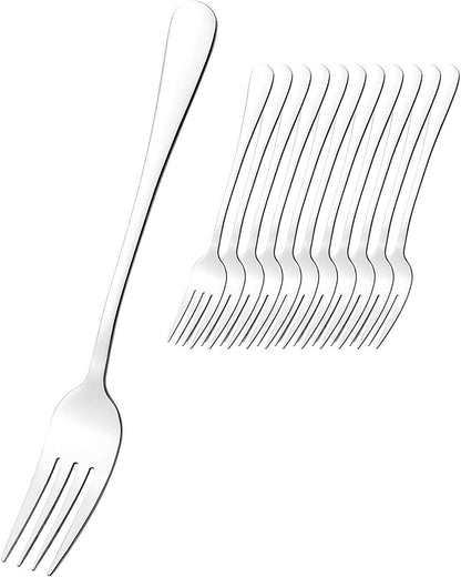 Set de 12 fourchettes métalliques - longueur 199 mm