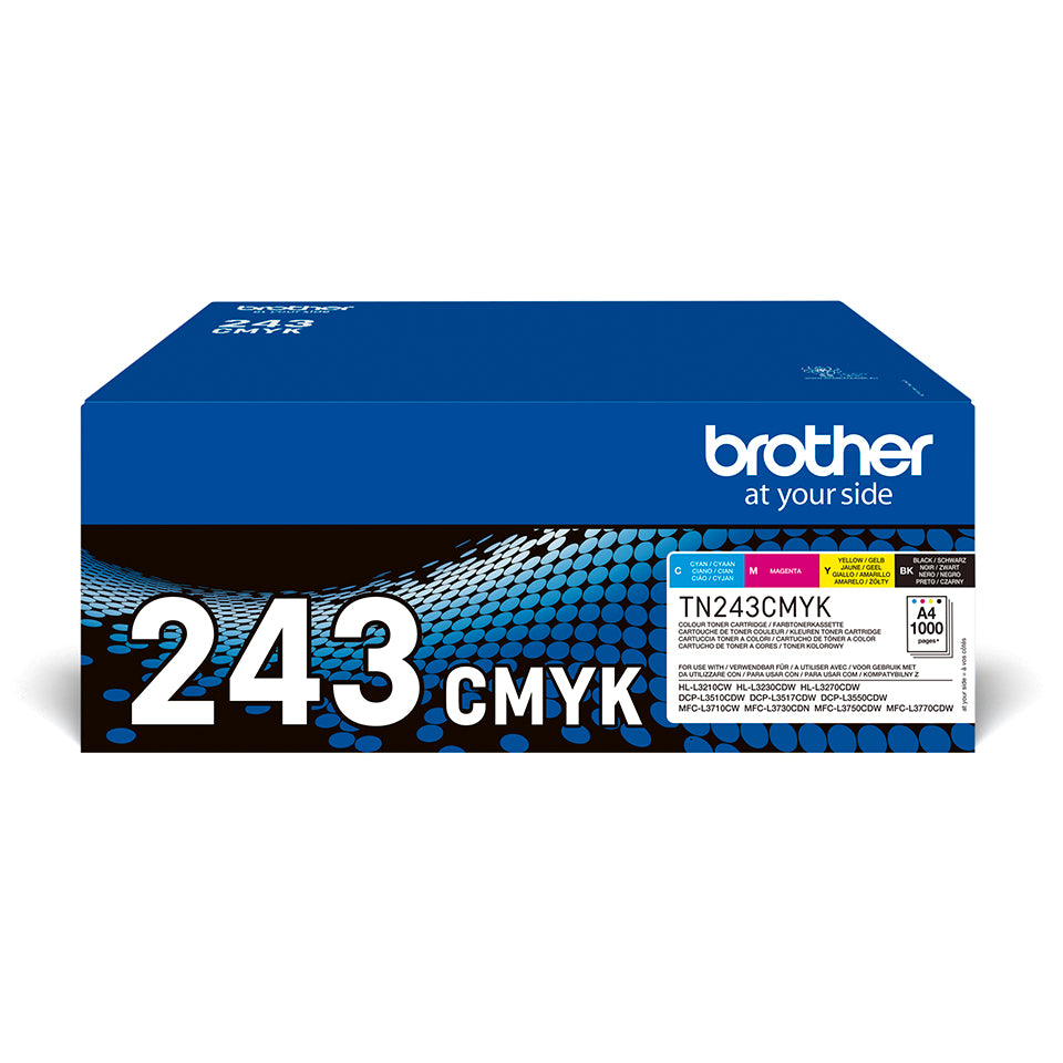 Pack Toner Laser TN-243 - Imprimez 1000 Pages
