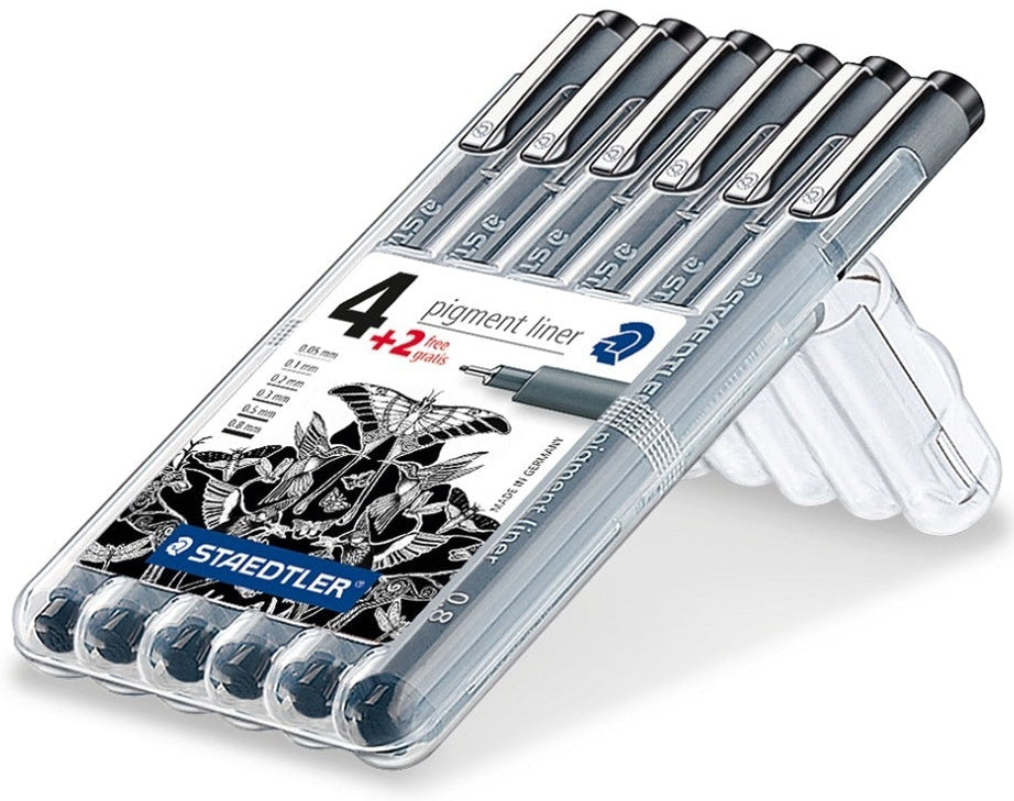 Feutres pigment liner - pochette assortie enfant
