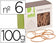 Élastiques fins 60x2mm - boîte de 100g