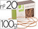 Élastique fin 200x2mm - précision et flexibilité