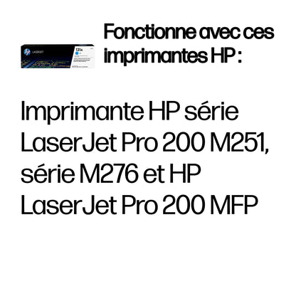 Cartouche toner HP cyan 131a - 1800 pages