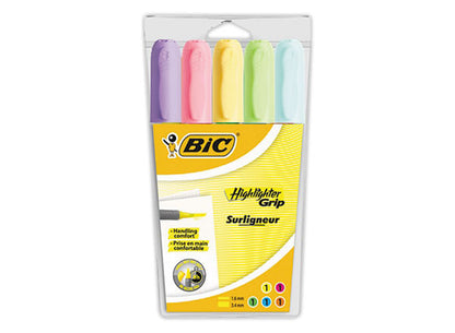 Surligneur pastel - pointe biseautée et grip confortable