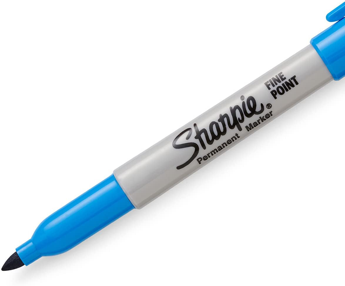 Marqueur pointe fine Sharpie - couleur bleu turquoise
