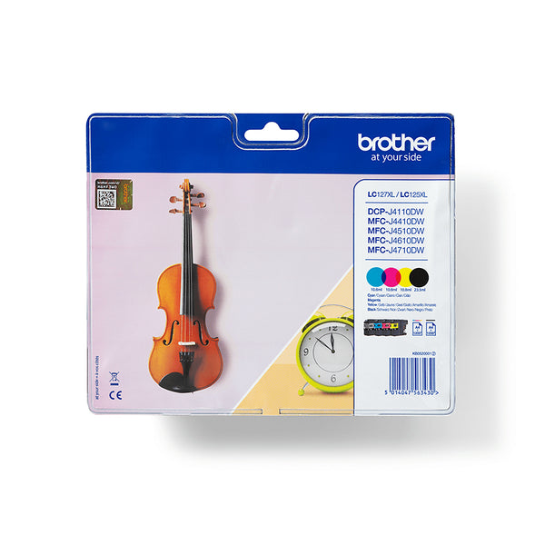 Pack cartouches Brother lc127xl - haut rendement 1200 pages