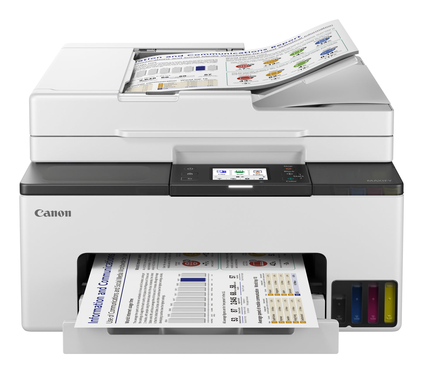 Imprimante multifonction megatank canon gx20504 - jet d'encre couleur rapide