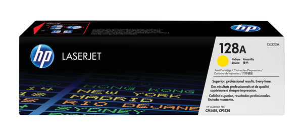 Cartouche toner HP jaune ce322a - rendement 1300 pages