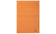 Pochette coin papier avec fenetre paquet de 100-orange