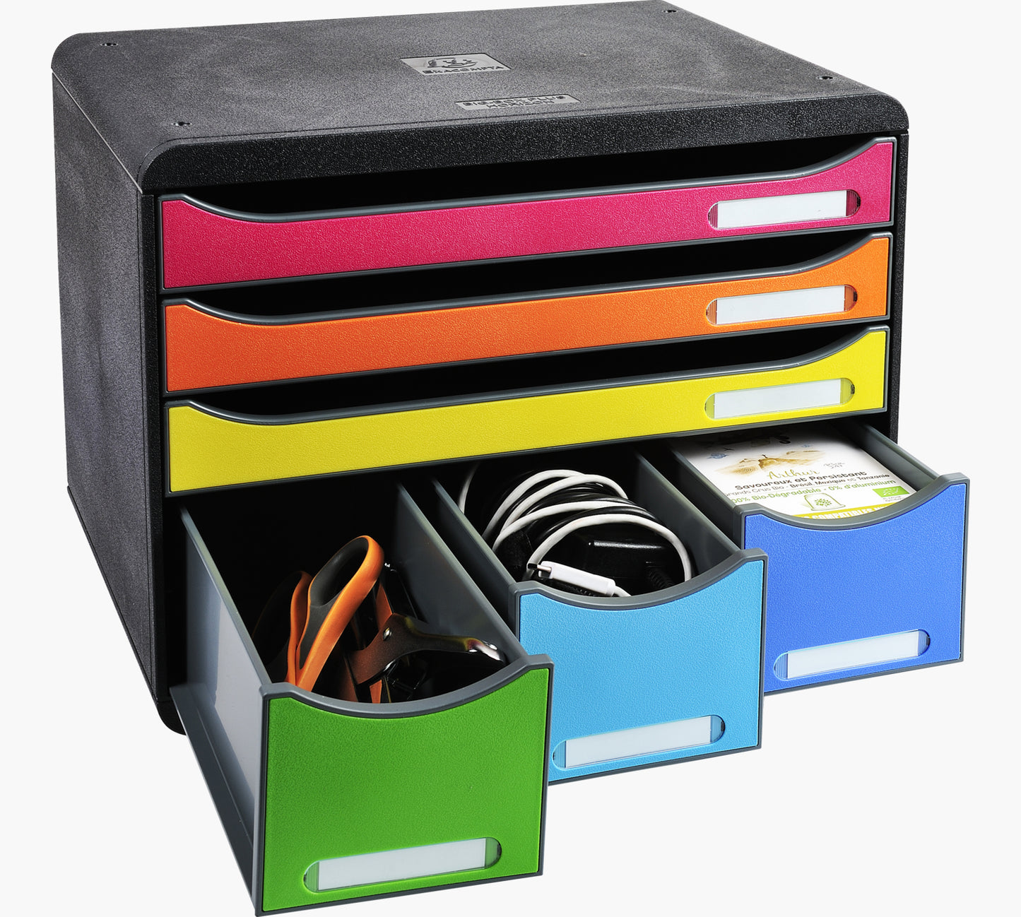 Module de classement storebox 6 tiroirs arlequin