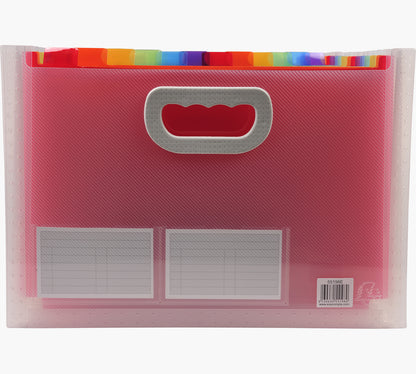 Valisette trieur A4 extensible 24 Compartiments - A4 Transparent