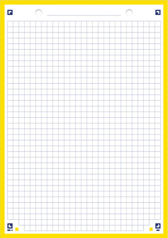 Bloc de fiches a5 - cadres colorés - 30 pages