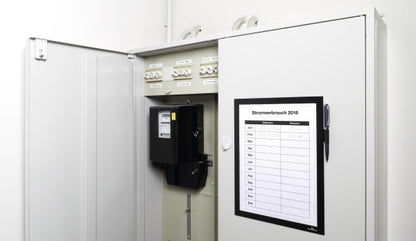 Cadre d'affichage DURAFRAME magnétic note, A4, noir