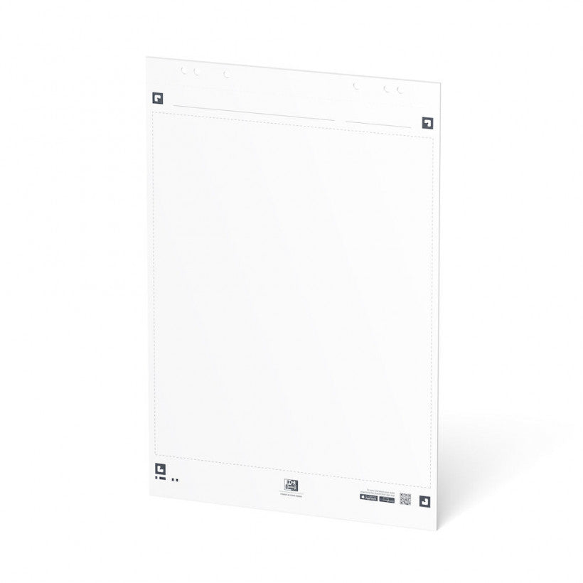 Recharge papier chevalet de réunion 65x98cm -uni