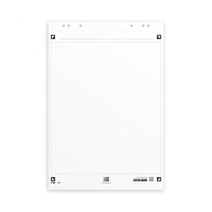 Recharge papier chevalet de réunion 65x98cm -uni
