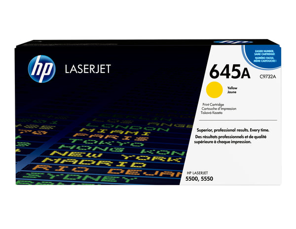 Toner HP C9732A jaune - 12000P