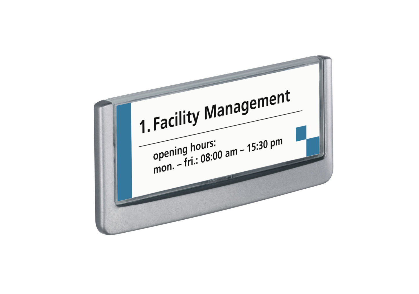 Plaque de porte  149x52,5 mm - design moderne