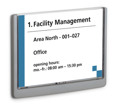 Plaque de porte A5 paysage - remplacement facile
