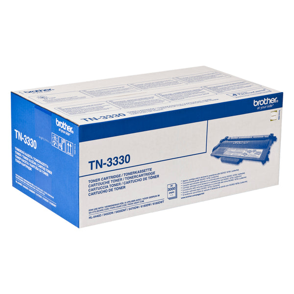 Cartouche toner Brother tn-3330 - rendement élevé 3000 pages