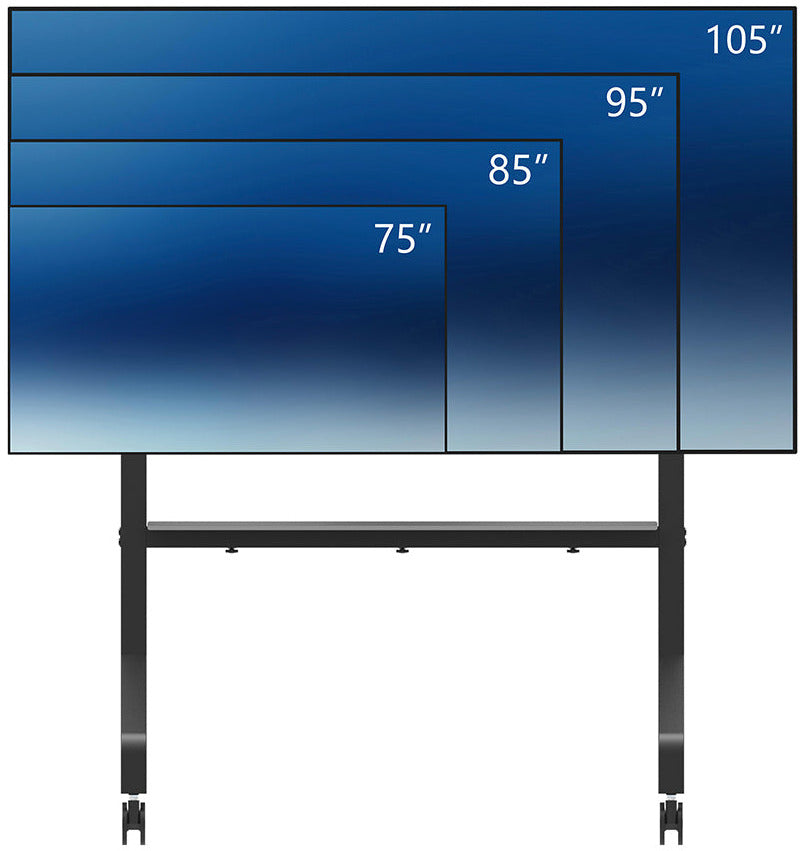 Support mobile écran 65-115" - réglage manuel