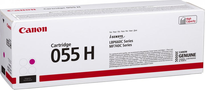 Cartouche Toner Canon 055h hc magenta - haute capacité 5900 pages