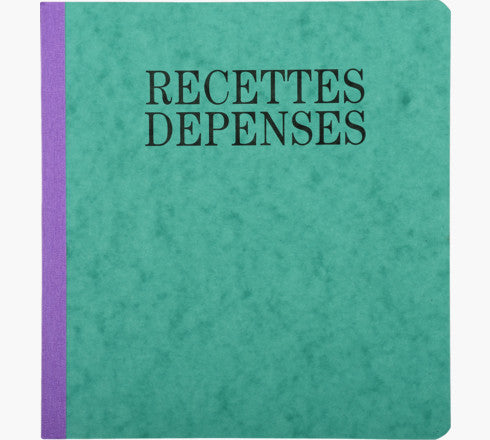 Registre Recettes-Dépenses 21x19cm - EXACOMPTA 930E - 80 Pages