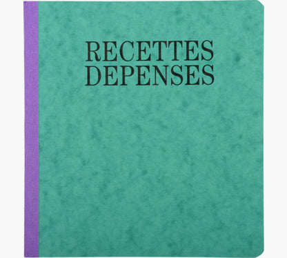 Registre Recettes-Dépenses 21x19cm - EXACOMPTA 930E - 80 Pages