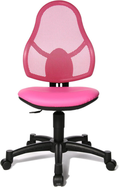 Siège de bureau enfantTopstar - rose ergonomique ajustable