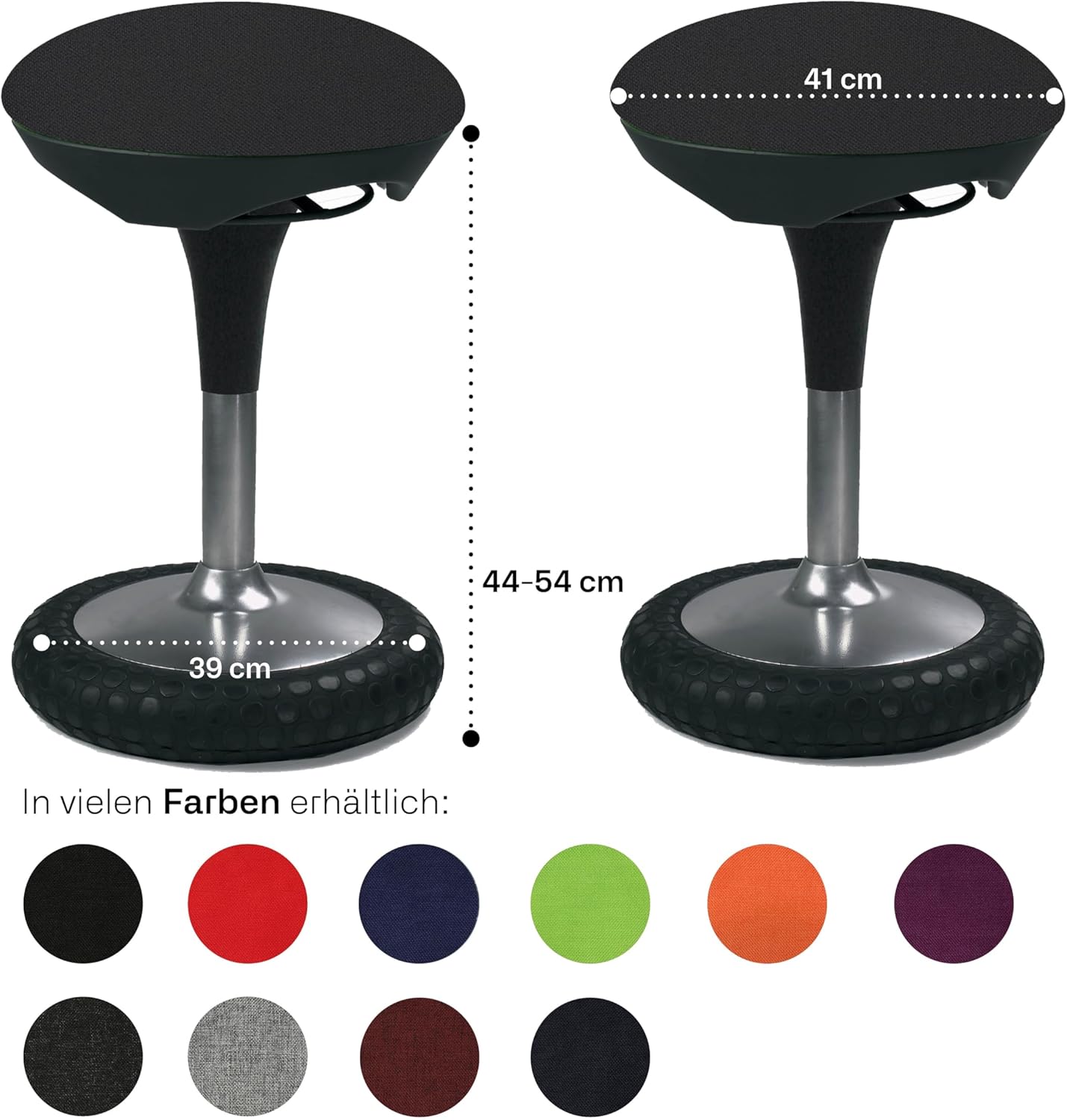 Tabouret ergonomique sitness 20 Topstar - réglable et pivotant