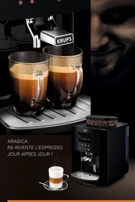 Machine à café grains compacte - 15 bar, 1.7l