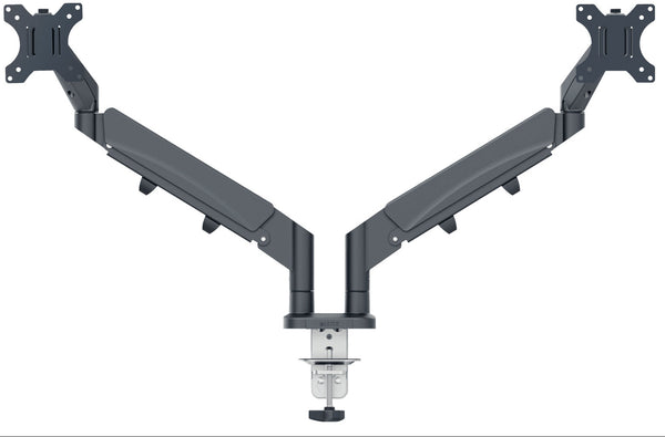 Bras double écran ergonomique - réglage facile