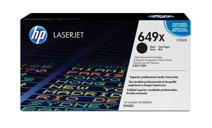Toner HP 649X noir haute capacité