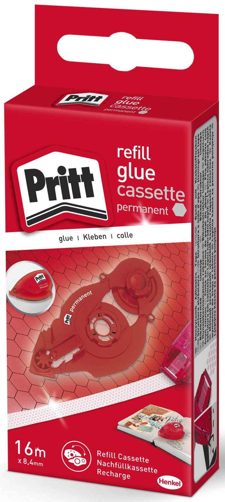 Recharge Colle Roller Permanent - Largeur 8,4 mm