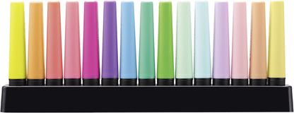 SurligneurStabilo boss  set de bureau - 15 couleurs fluorescentes