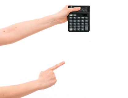 Calculatrice bureau 8chiffres solaire noir