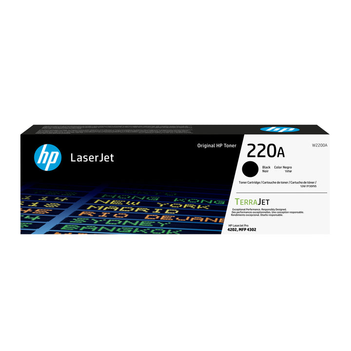 Cartouche toner HP noir 220a - impression écologique