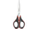 Ciseaux de bureau  lames acier inoxydable 170mm bouts pointus coloris rouge/noir.