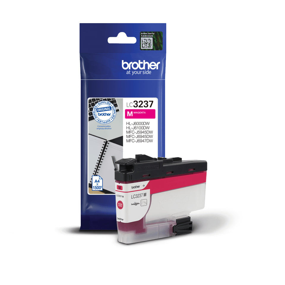 Cartouche d'encre Brother LC3237m - 1500 pages magenta