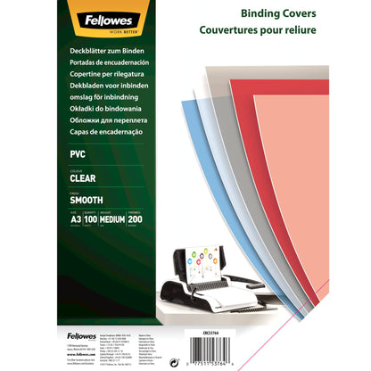 Couvertures transparentes A4 -300 microns-pack de 100