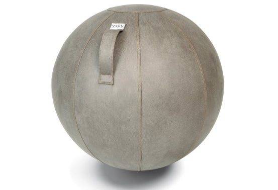 Ballon d'assise Feel - Similicuir Vintage - Gris