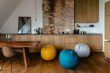 Ballon d'assise ergonomique - Jaune - Ø 60-65cm