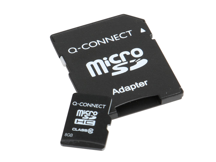 Carte Micro SD 8GB avec Adaptateur Q-CONNECT