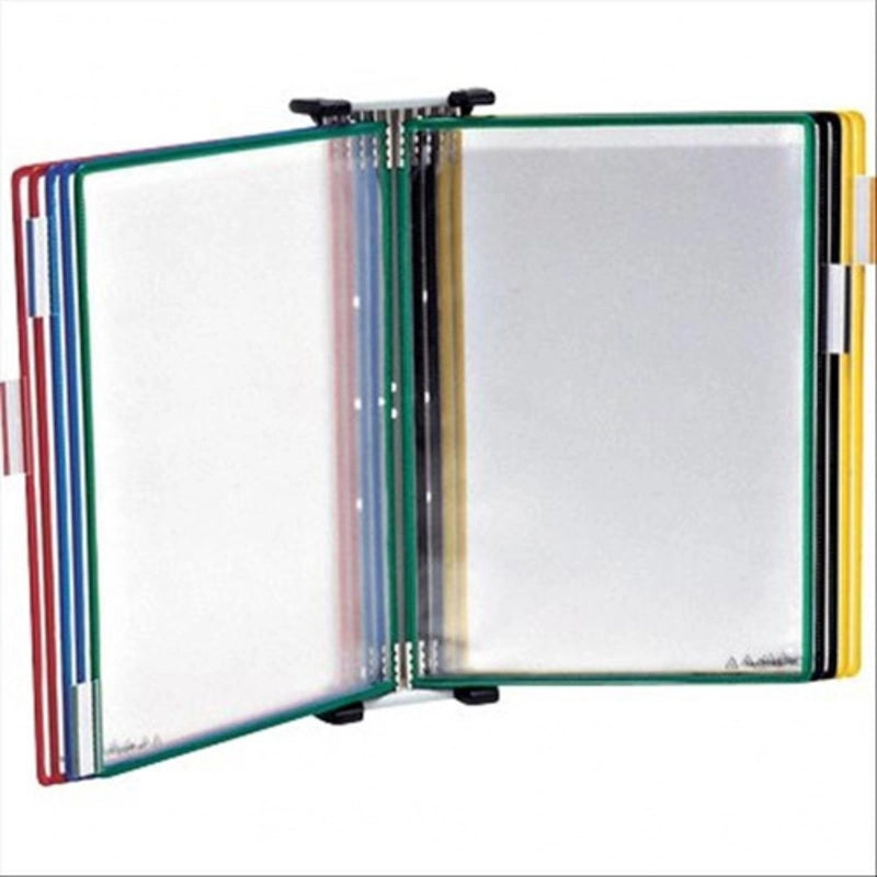 Tarifold Kit mural de présentation métal, A4 10 poches