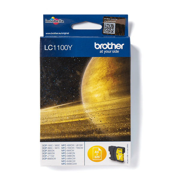Cartouche d'encre Brother LC1100y - jaune, 325 pages