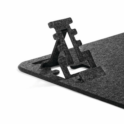 Sous-main 700x330 mm - feutre recyclé et support téléphone