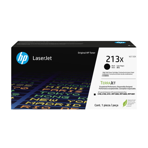 Cartouche toner HP 213x - rendement élevé 9000 pages
