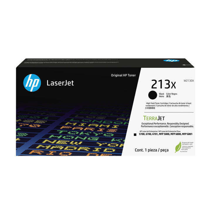 Cartouche toner HP 213x - rendement élevé 9000 pages