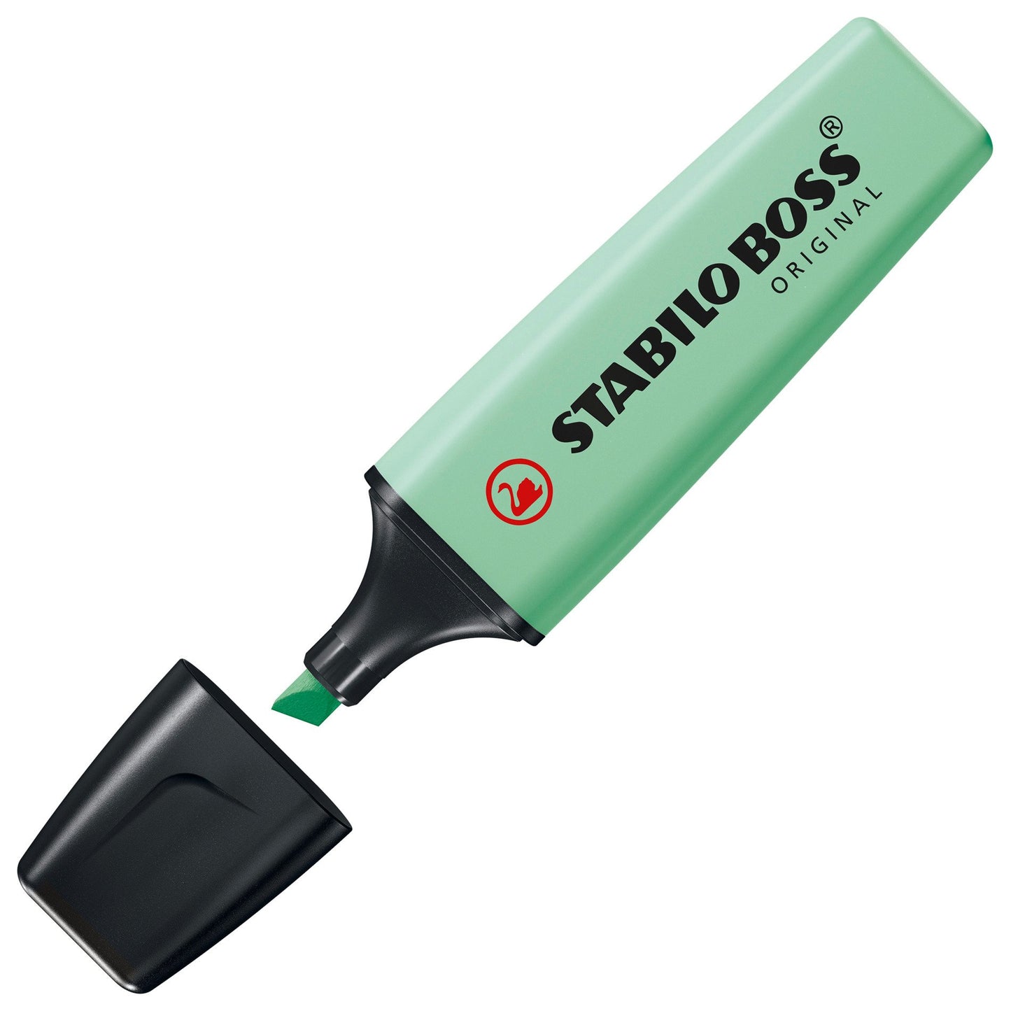 Surligneur Stabilo boss pastel menthe - pointe biseautée