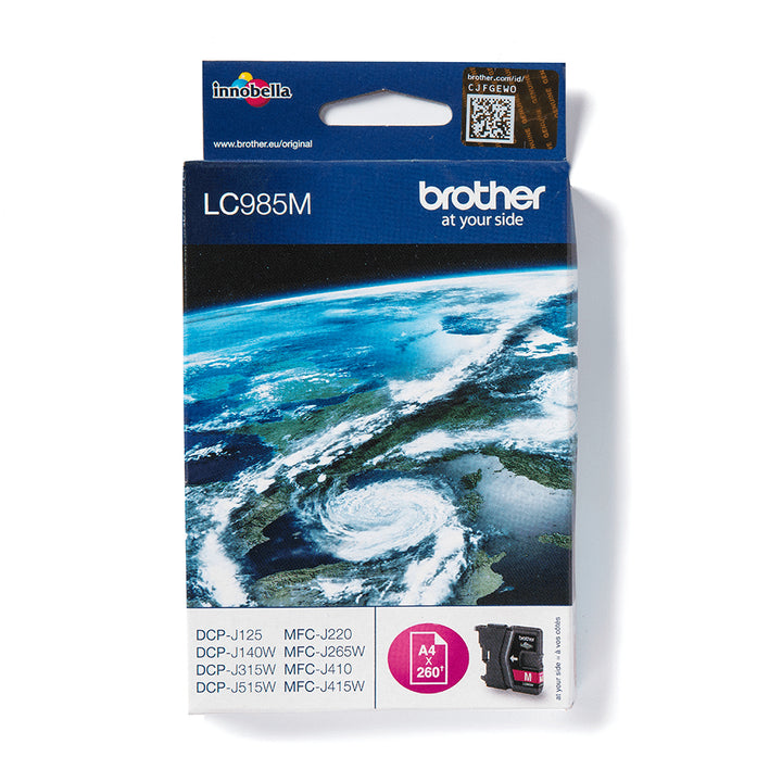 Cartouche d'encre Brother magenta lc985m - rendement 260 pages