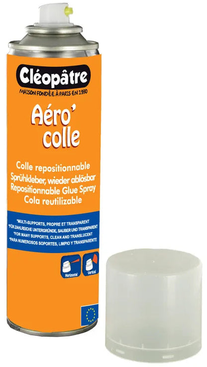 Colle aérosol repositionnable 250ml - précision et flexibilité